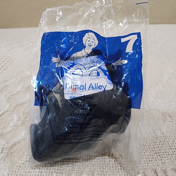 NIP - 2001 McDonalds Happy Meal Toy: ToysRUs Animal Alley LICKERISH DOG #7 Plush - Picture 7 of 7